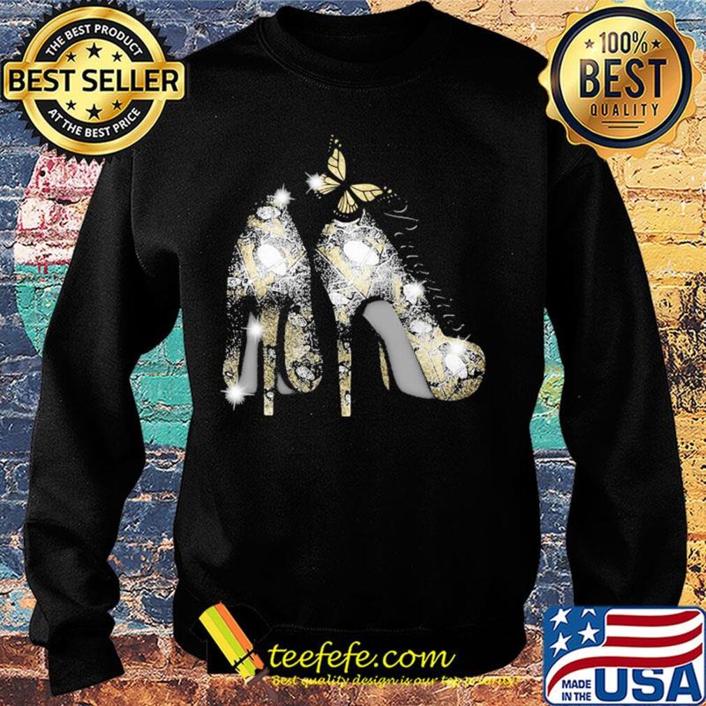 High heels butterfly pittsburgh penguins diamond s Sweater High heels butterfly pittsburgh penguins diamond s Sweater