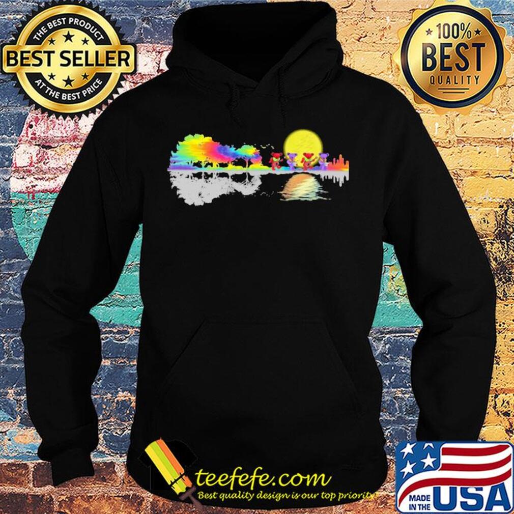 Hippie bear singing water reflection s Hoodie Hippie bear singing water reflection s Hoodie
