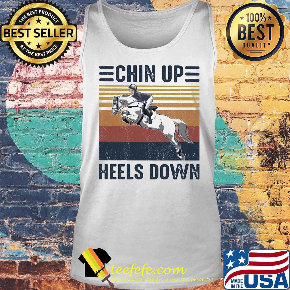 Horses chin up heels down vintage retro s Tank top Horses chin up heels down vintage retro s Tank top
