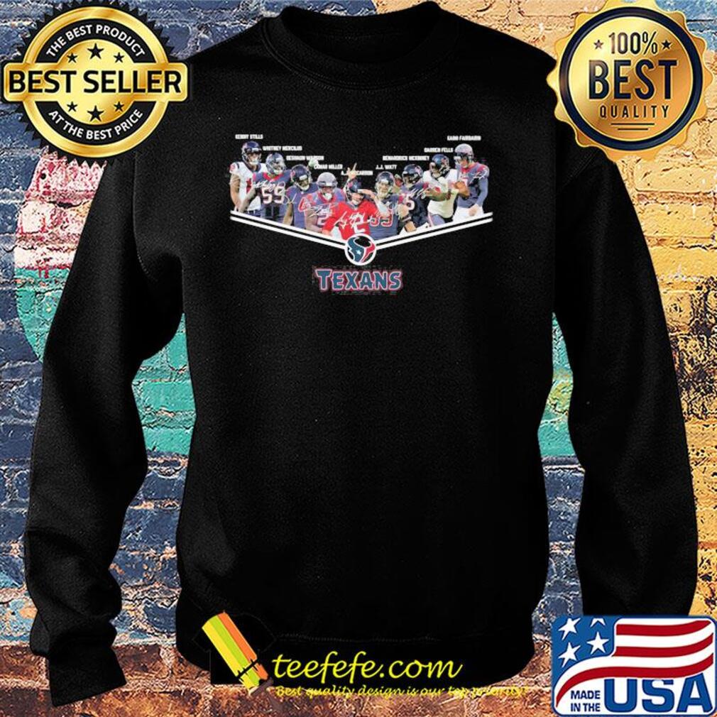 Houston texans football team players signatures s Sweater Houston texans football team players signatures s Sweater