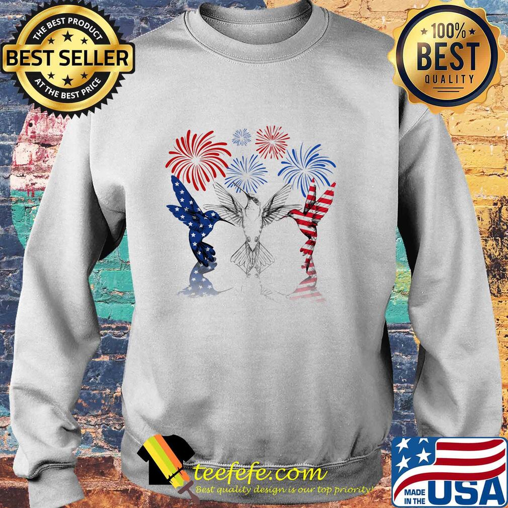 Hummingbird firework american flag independence day s Sweater Hummingbird firework american flag independence day s Sweater
