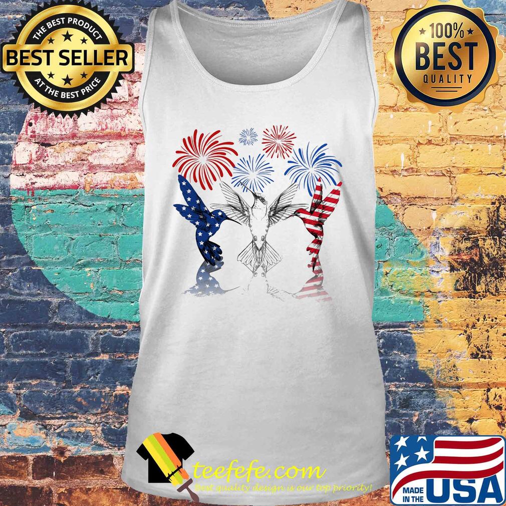 Hummingbird firework american flag independence day s Tank top Hummingbird firework american flag independence day s Tank top