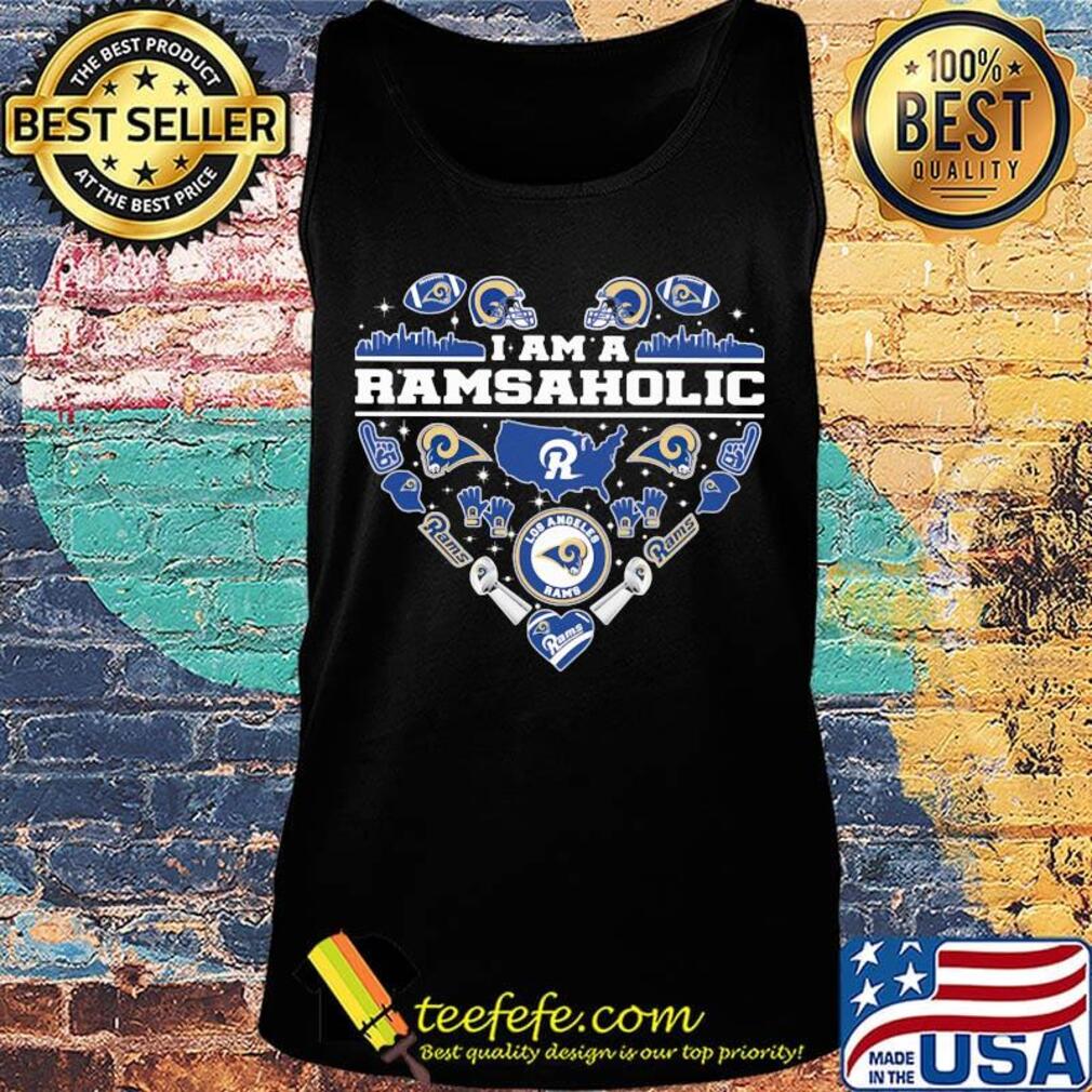 I am a los angeles rams aholic heart s Tank top I am a los angeles rams aholic heart s Tank top
