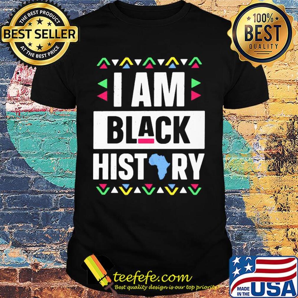 I am black history map shirt I am black history map shirt