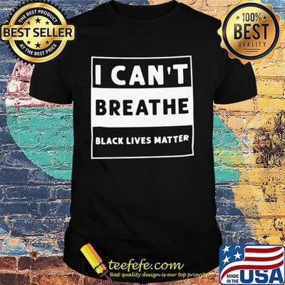 I can't breathe black lives matter line shirt
