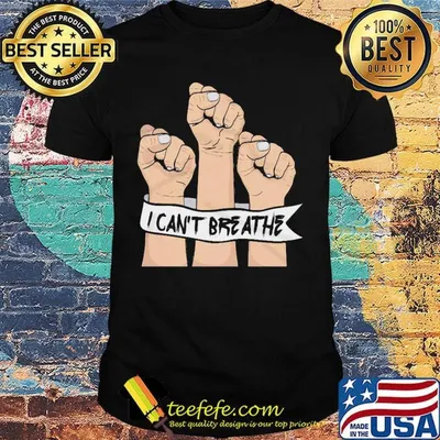 I can't breathe hand shirt
