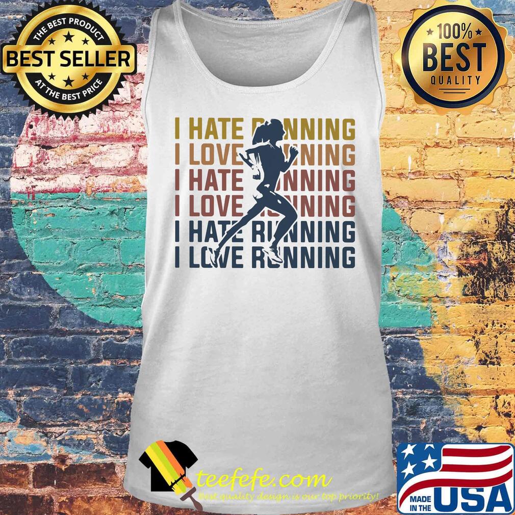 I hate running I love running vintage s Tank top I hate running I love running vintage s Tank top