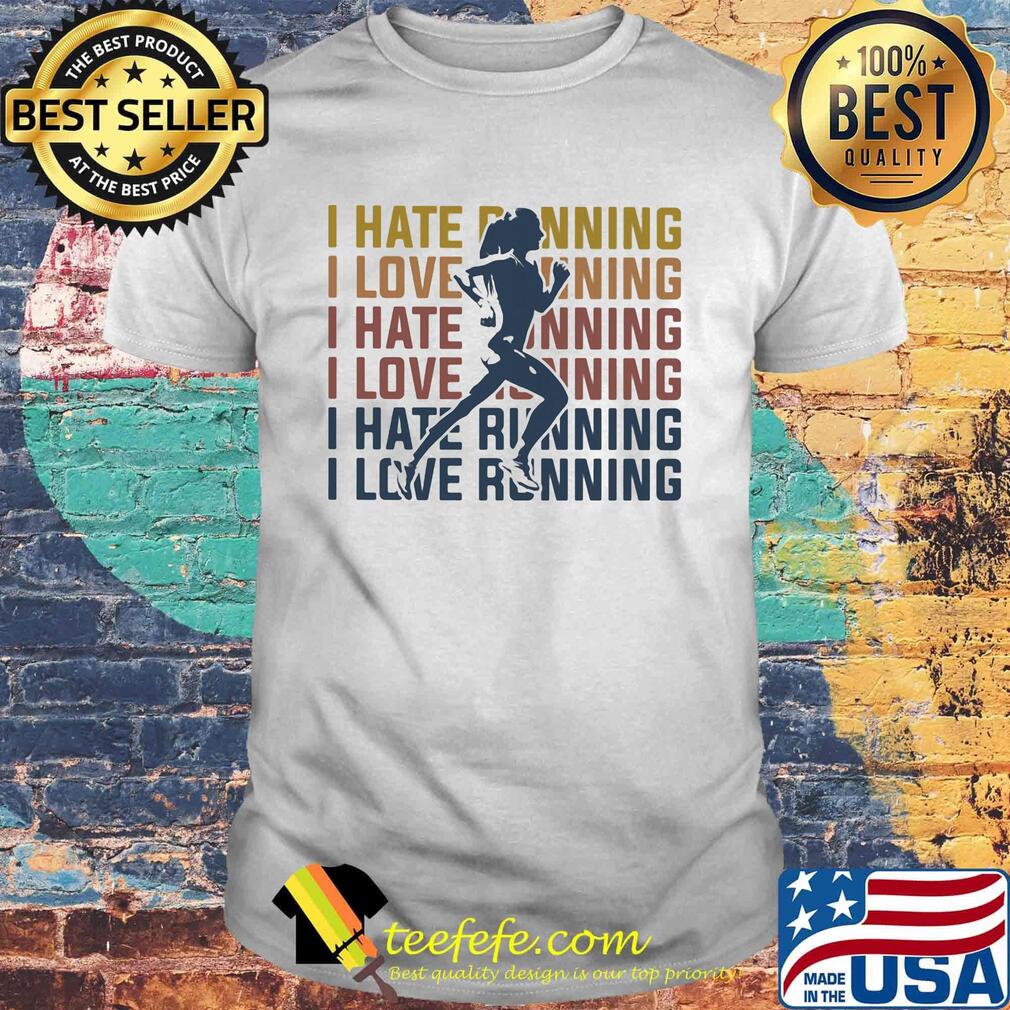 I hate running I love running vintage shirt I hate running I love running vintage shirt