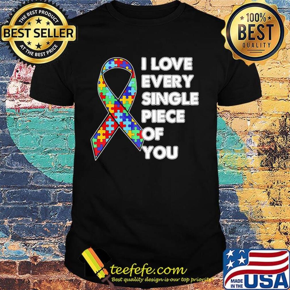 I Love Every Single Piece Of You Color Strip LGBT Insert Shirt