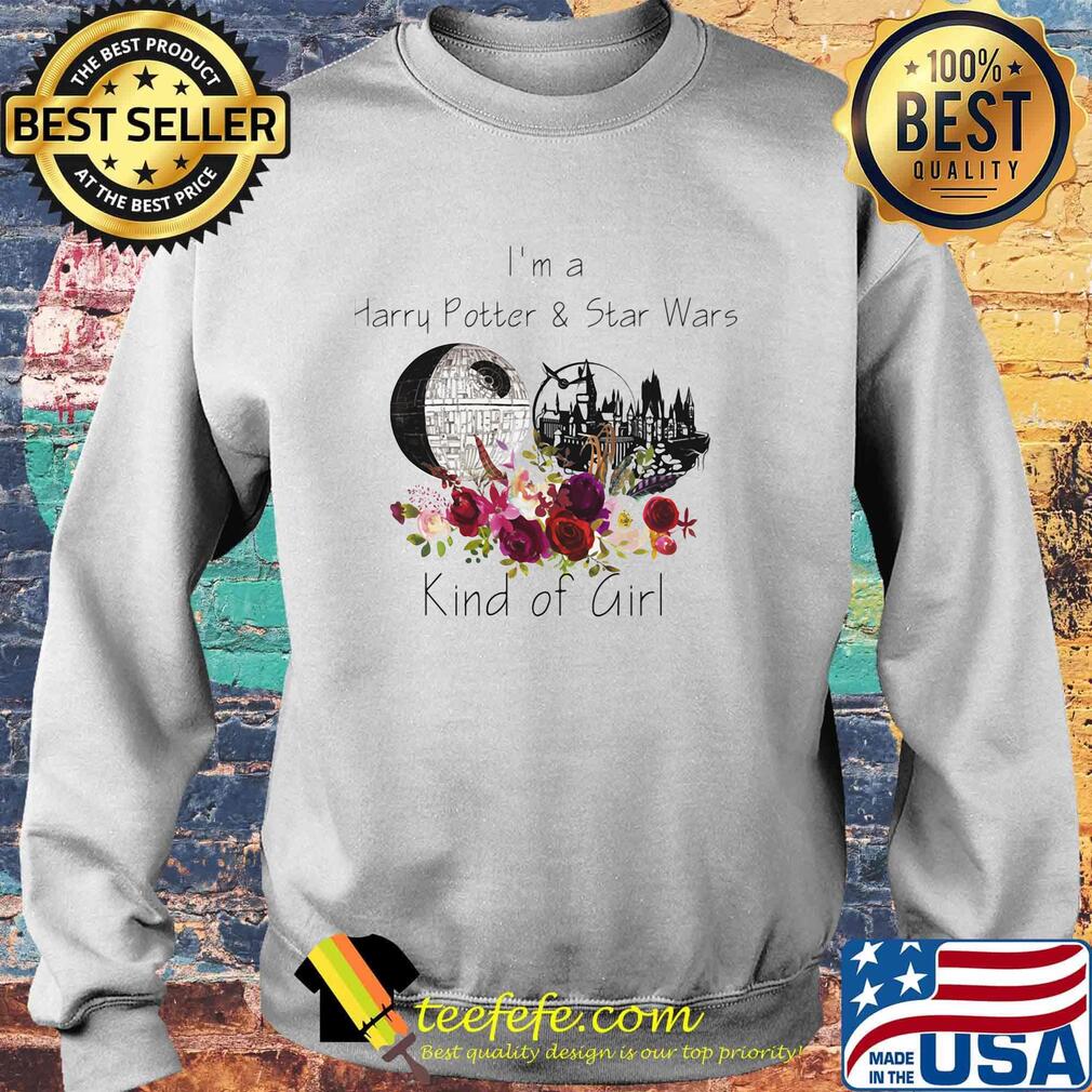 I'm a harry potter and star wars kind of girl flowers s Sweater I'm a harry potter and star wars kind of girl flowers s Sweater