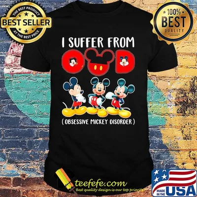 I suffer from omd obsessive mickey disorder shirt