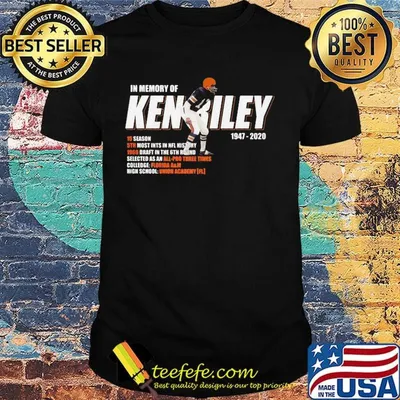 In memory of ken riley 1947 2020 15 season 5th most ints in nfl history 1969 draft in the 6th round shirt