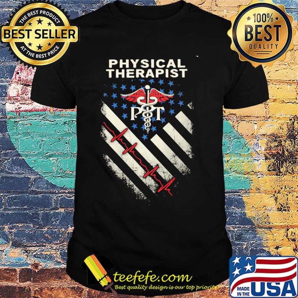 Independence day caduces physical therapist beat shirt