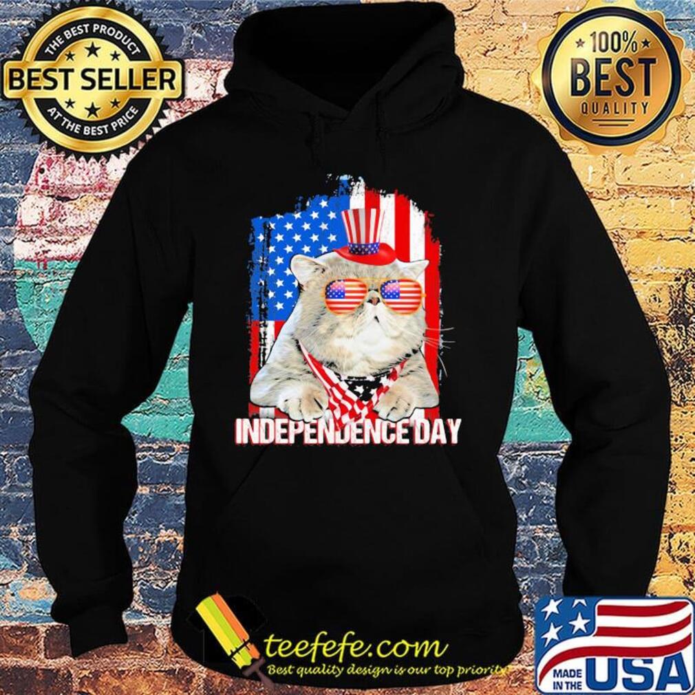 Independence day Cat american flag s Hoodie Independence day Cat american flag s Hoodie