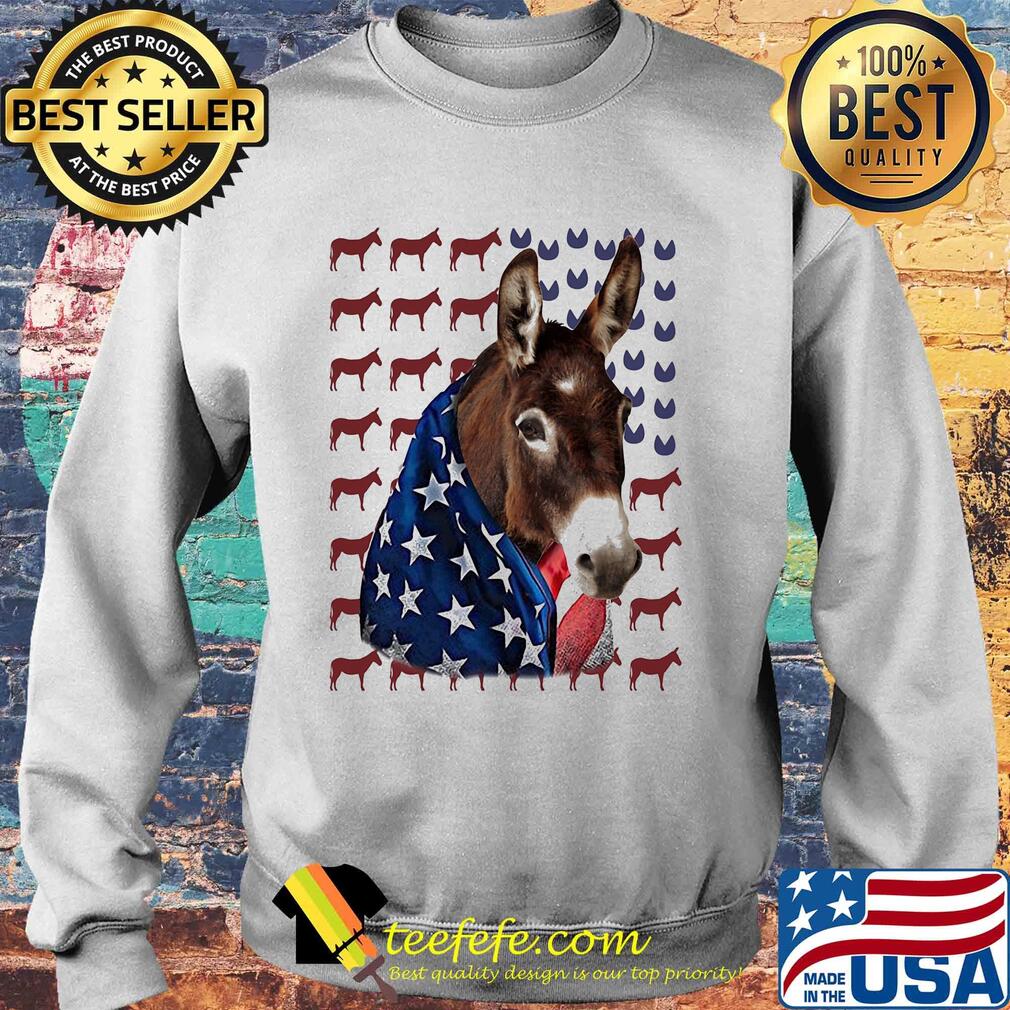 Independence Day Donkey Flag Shirt Sweater Independence Day Donkey Flag Shirt Sweater