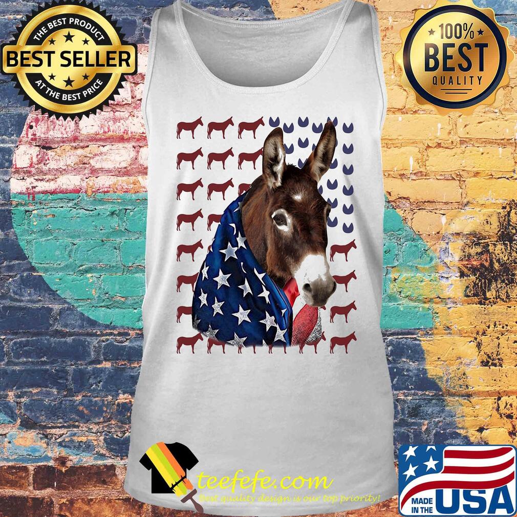 Independence Day Donkey Flag Shirt Tank top Independence Day Donkey Flag Shirt Tank top