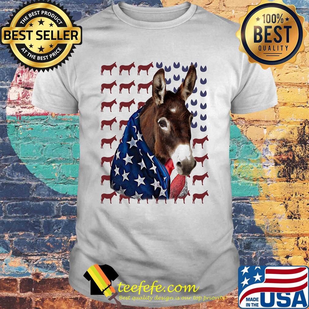 Independence Day Donkey Flag Shirt