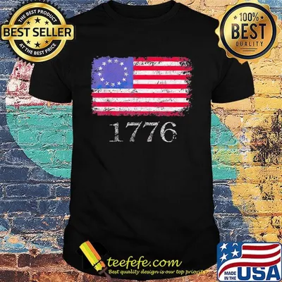Independence day flag 1776 shirt