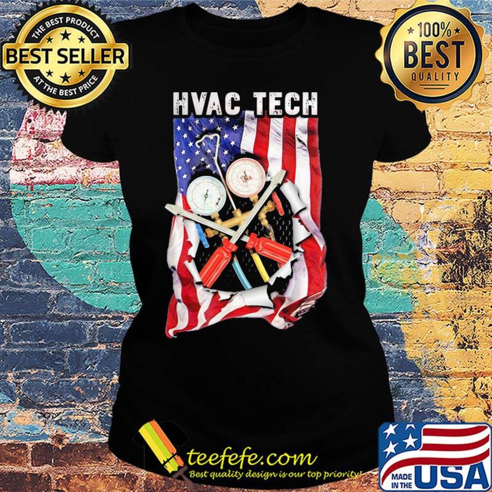 Independence Day flag american HVAC tech s Ladies tee Independence Day flag american HVAC tech s Ladies tee