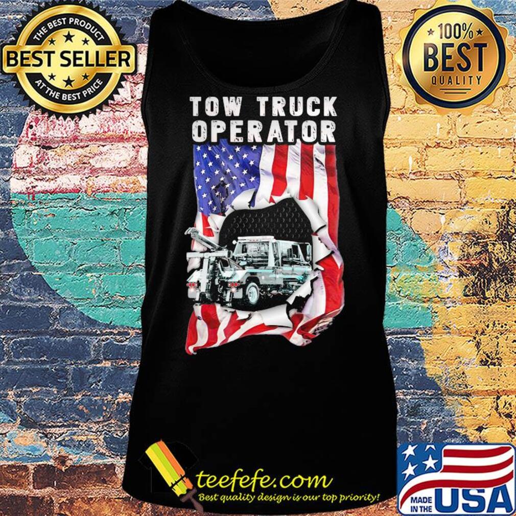Independence Day flag american tow truck operator s Tank top Independence Day flag american tow truck operator s Tank top
