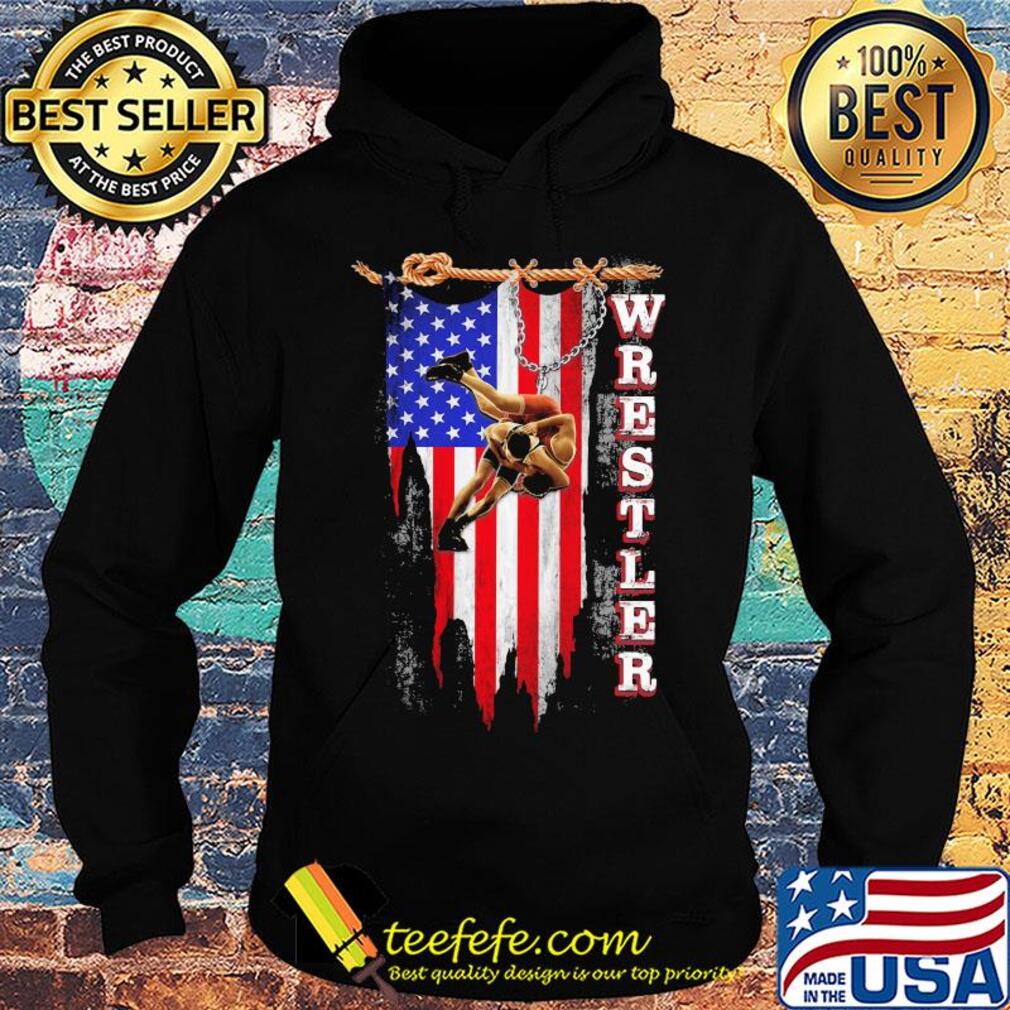 Independence Day flag american wrestler s Hoodie Independence Day flag american wrestler s Hoodie