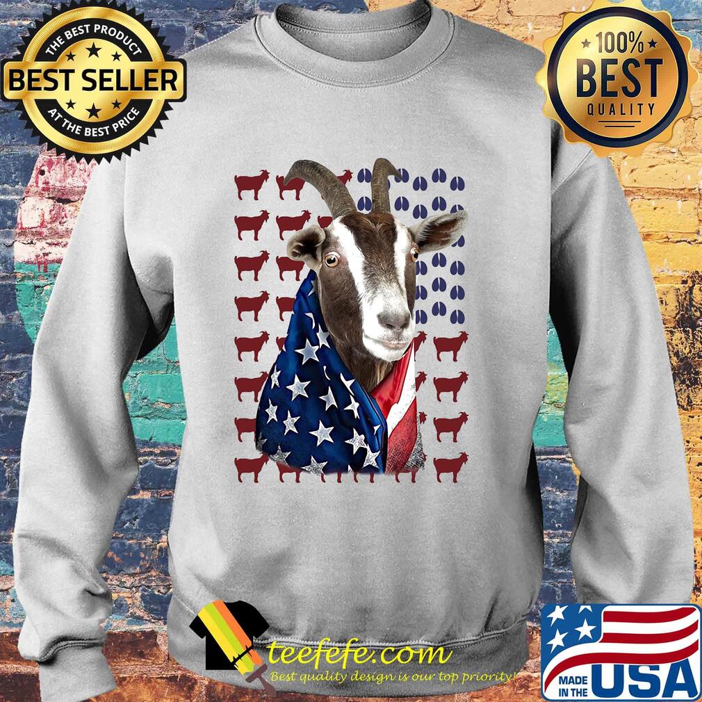 Independence Day Goat Flag Shirt Sweater Independence Day Goat Flag Shirt Sweater