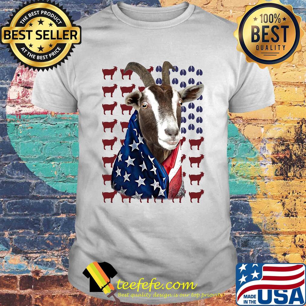 Independence Day Goat Flag Shirt