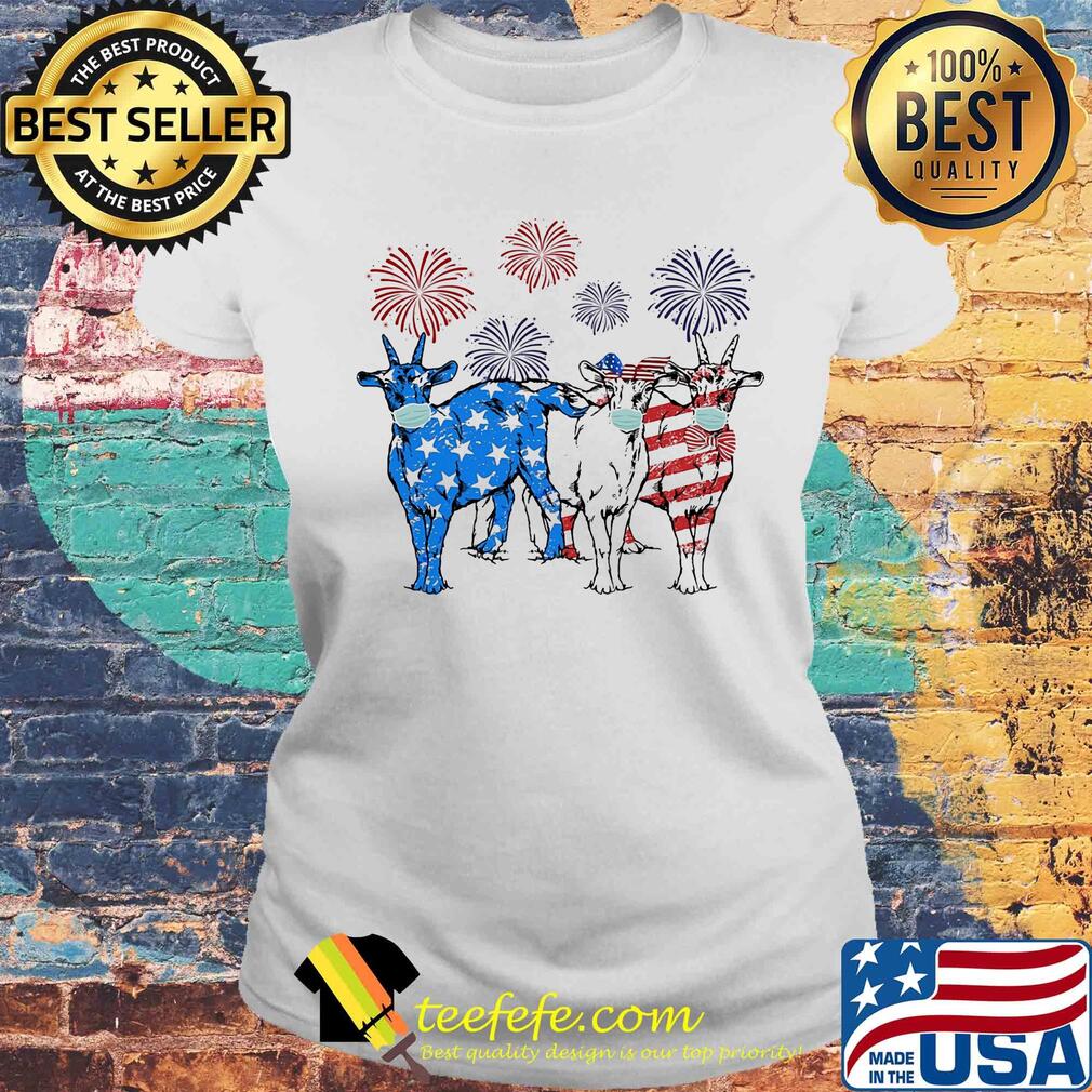 Independence Day Goats Mask Firework Shirt Laides tee Independence Day Goats Mask Firework Shirt Laides tee