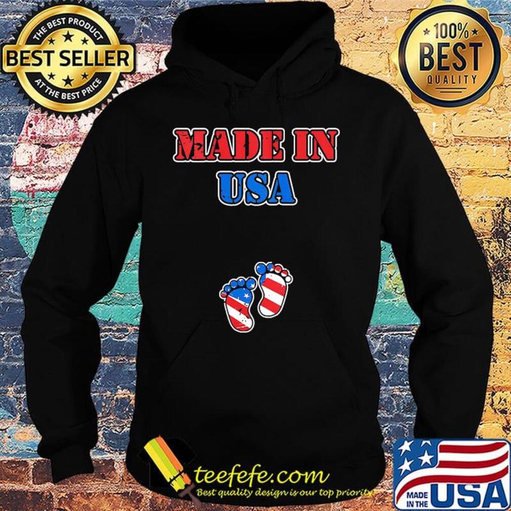 Independence day made in USA paw baby children s Hoodie Independence day made in USA paw baby children s Hoodie