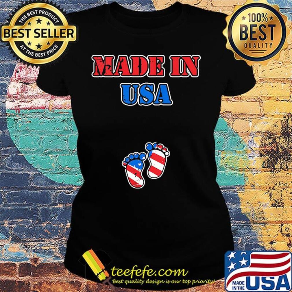 Independence day made in USA paw baby children s Ladies tee Independence day made in USA paw baby children s Ladies tee