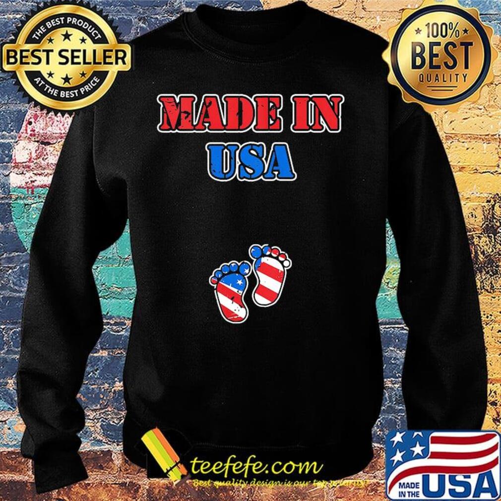 Independence day made in USA paw baby children s Sweater Independence day made in USA paw baby children s Sweater