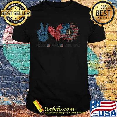 Independence Day peace love save lives shirt