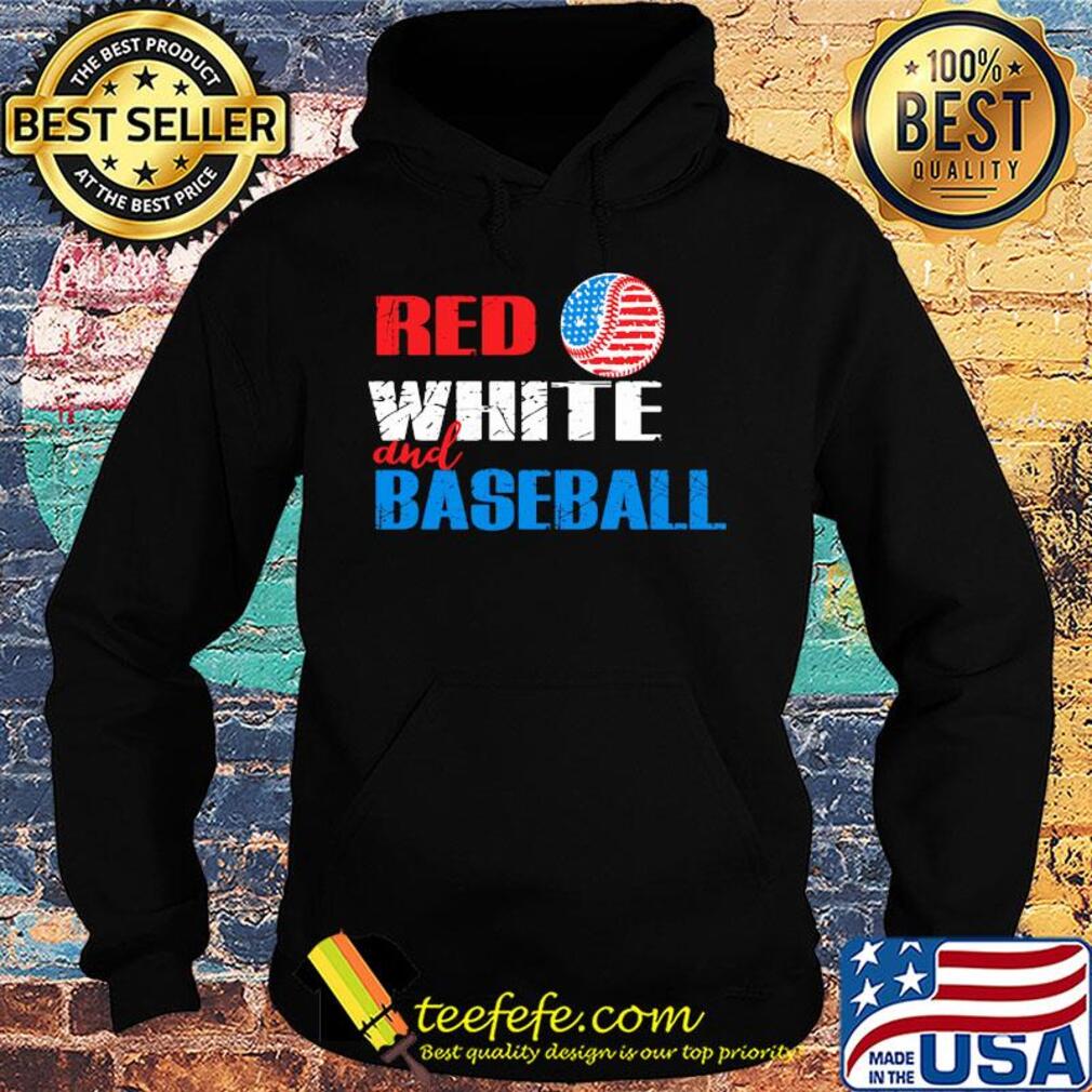 Independence Day red white and baseball s Hoodie Independence Day red white and baseball s Hoodie