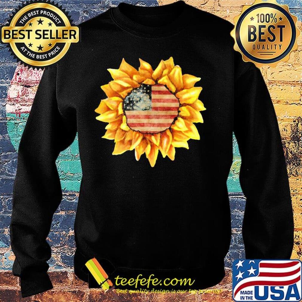 Independence day sunflower america s Sweater Independence day sunflower america s Sweater