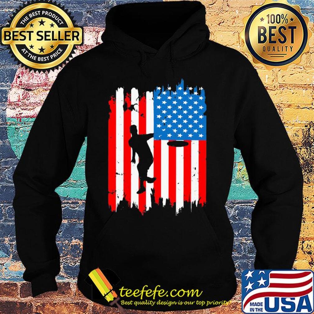 Independence Day USA Flag Frisbee throwing s Hoodie Independence Day USA Flag Frisbee throwing s Hoodie
