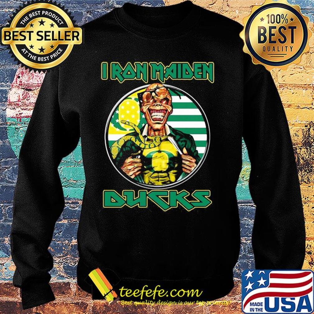 Iron maiden oregon ducks american flag independence day s Sweater Iron maiden oregon ducks american flag independence day s Sweater