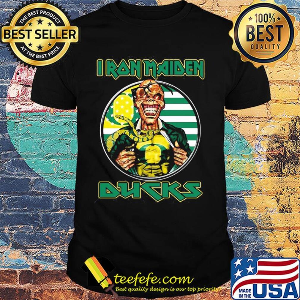 Iron maiden oregon ducks american flag independence day shirt Iron maiden oregon ducks american flag independence day shirt