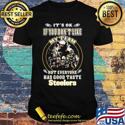 It's ok if you don't like my team not everyone has good taste steelers shirt
