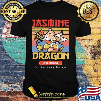 Jasmine dragon tea house vintage retro shirt