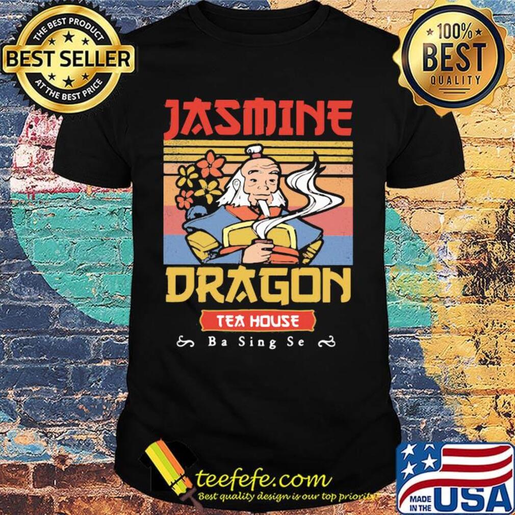 Jasmine dragon tea house vintage retro shirt