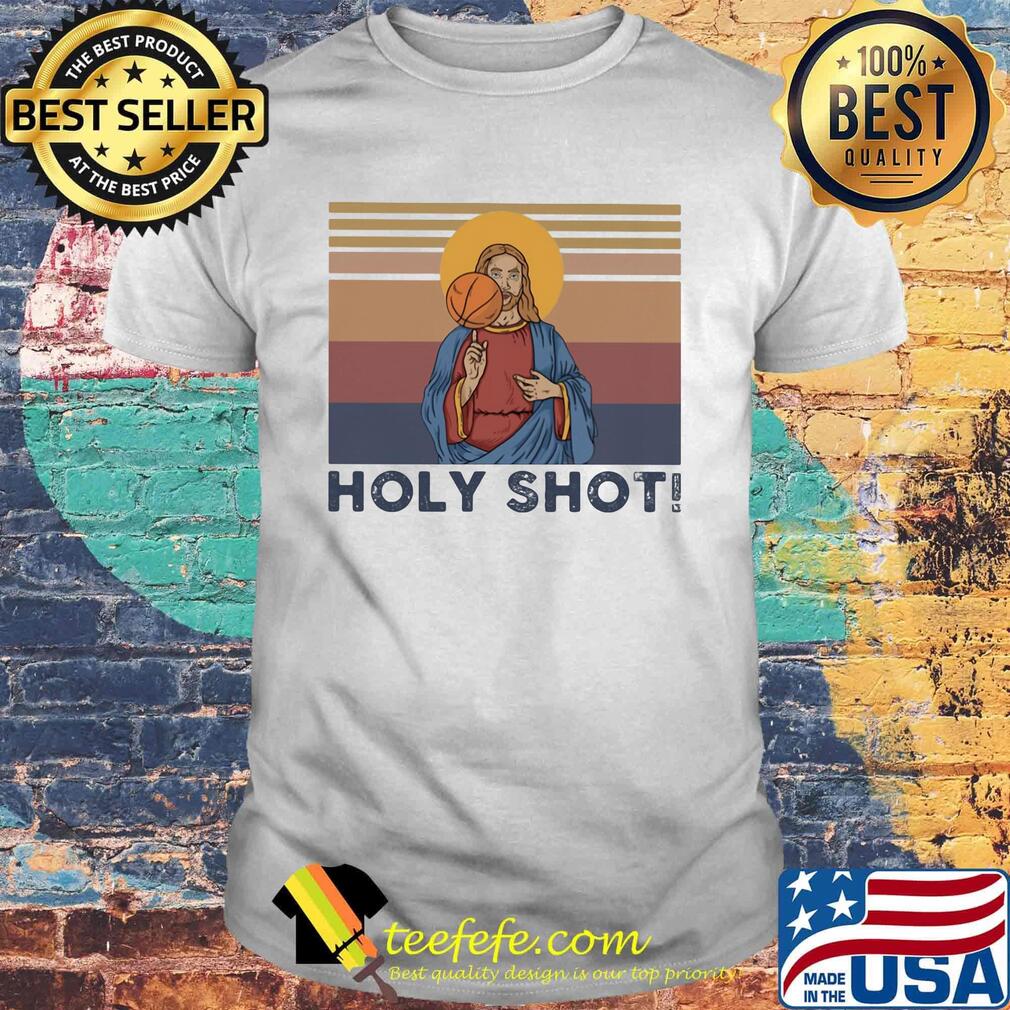 Jesus holy shot volleyball vintage retro shirt