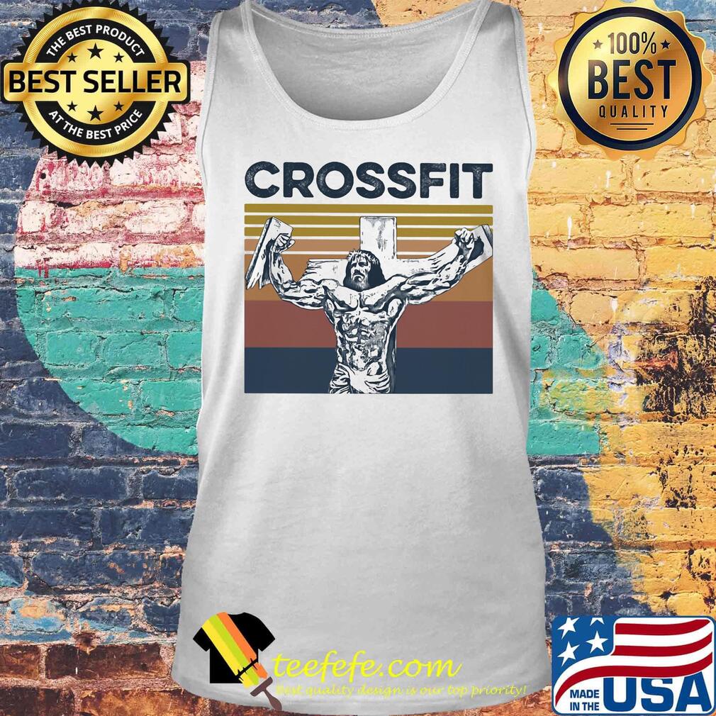 Jesus strong crossfit vintage retro s Tank top Jesus strong crossfit vintage retro s Tank top