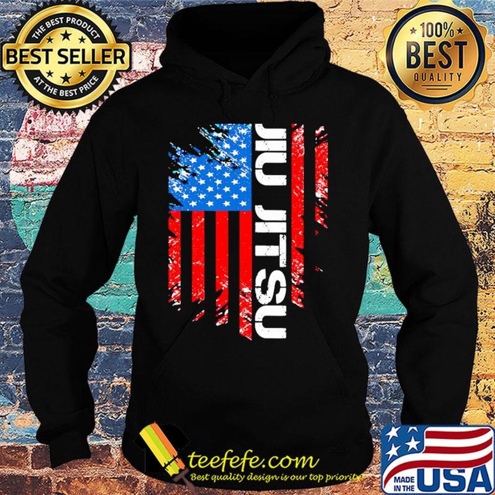 Jiu jitsu American flag veteran Independence day s Hoodie Jiu jitsu American flag veteran Independence day s Hoodie