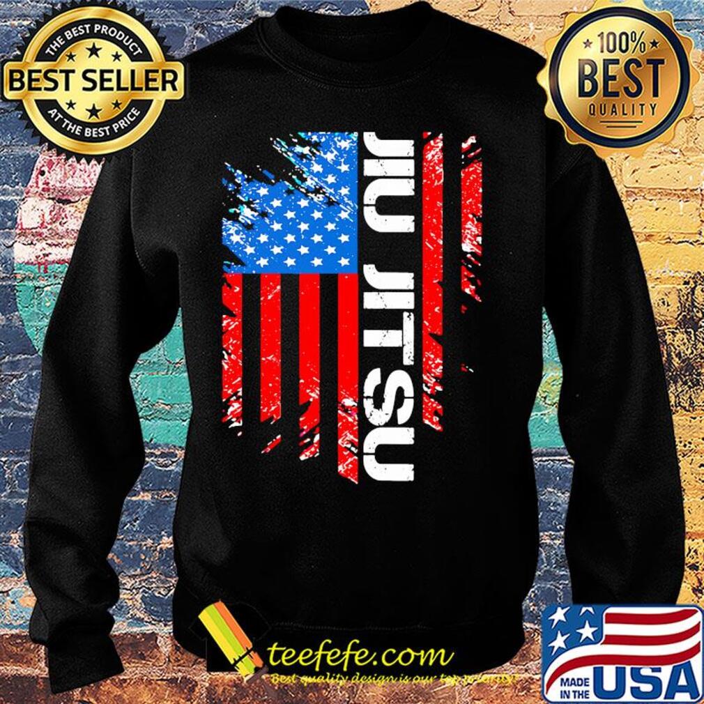 Jiu jitsu American flag veteran Independence day s Sweater Jiu jitsu American flag veteran Independence day s Sweater