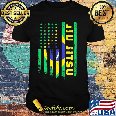 Jiu Jitsu American flag veteran Independence day shirt