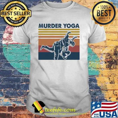 Jiu jitsu murder yoga vintage shirt