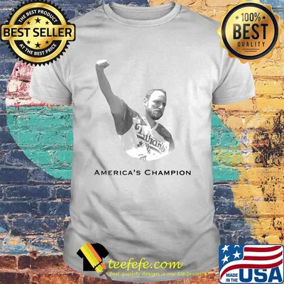 Joey chestnut america's champion shirt
