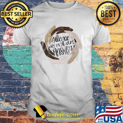 Juneteenth silence is not an answer hands shirt