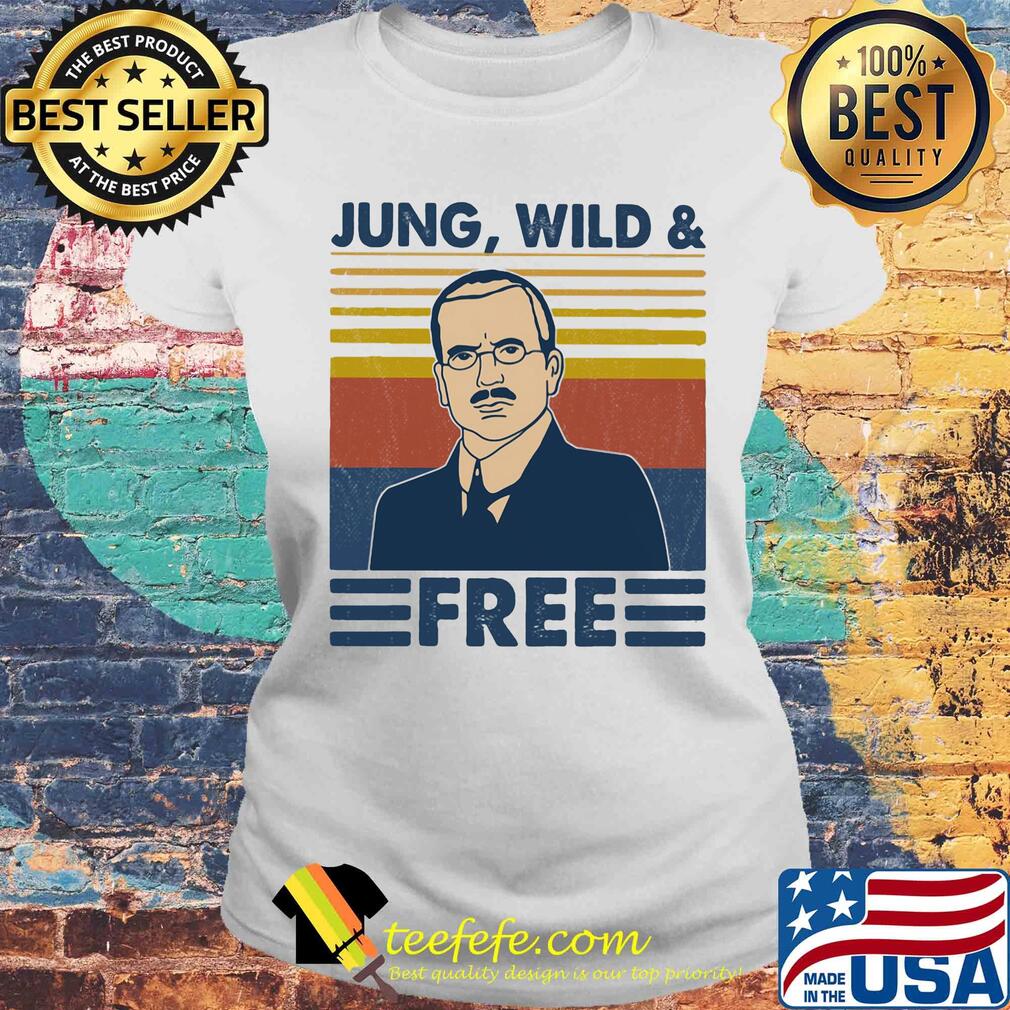 Jung wild and free vintage retro s Laides tee Jung wild and free vintage retro s Laides tee
