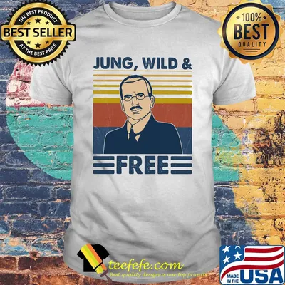 Jung wild and free vintage retro shirt